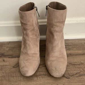 Vince Camuto Tan Suede Booties